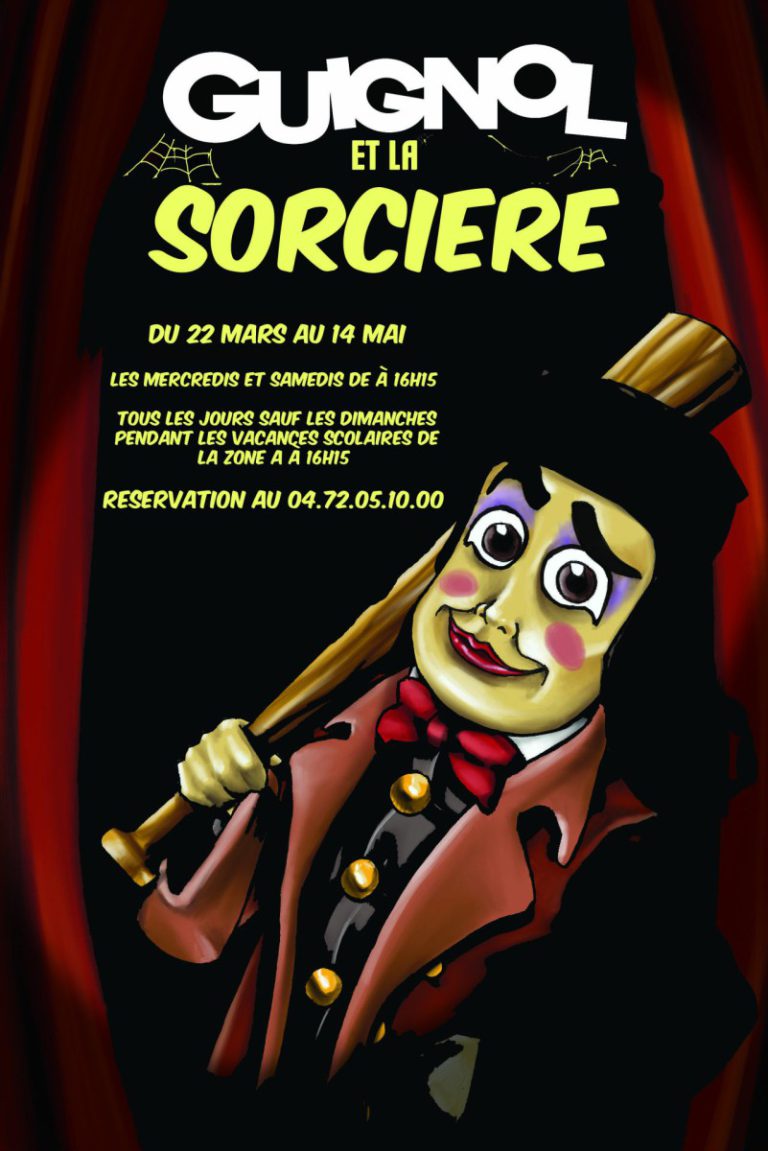 Réalisation d’affiches et flyers pour la compagnie Au bon Guignol