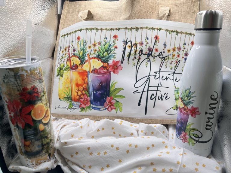 Sac/cabas de course en jute personnalisable à partir de 17€